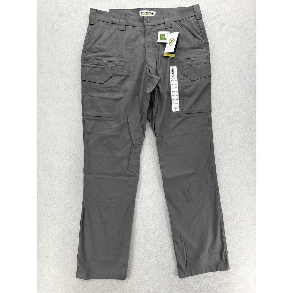 First Tactical V2 TCTCL Cargo Pants Mens 38x36 Gray Water Resistant Workwear NWT
